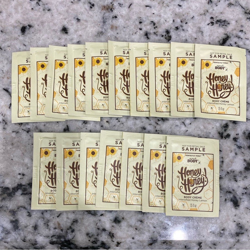 17 Perfectly Posh Honey Honey Body Crème Samples